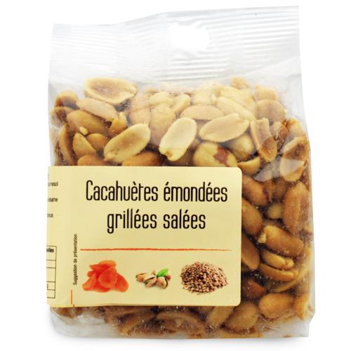 Cacahuètes ou Arachides Grillées Salées 200g