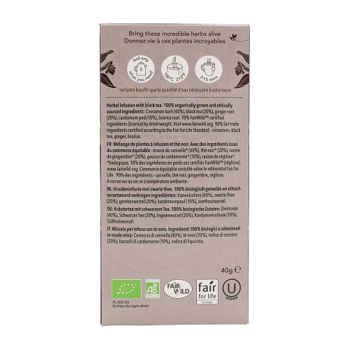 Thé Bio Chai Pukka - 20 sachets