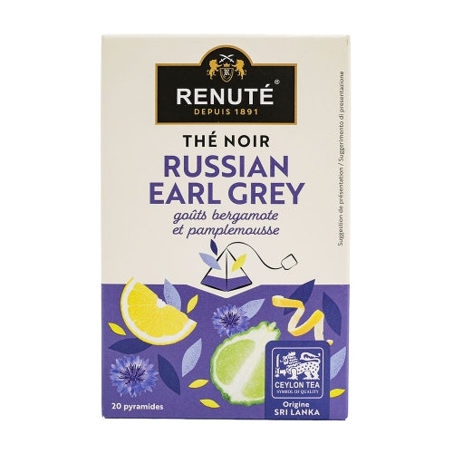 Thé Noir Russian Earl Grey - 20 Pyramides RENUTE