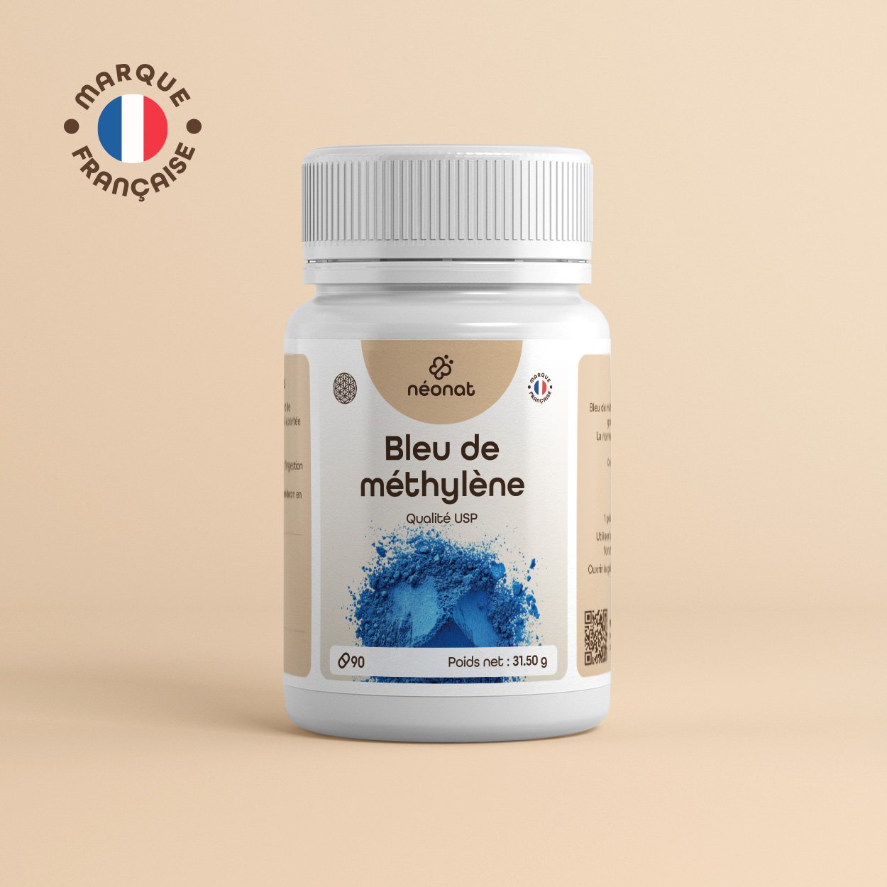 Bleu de Méthylène en Gélule Pur Grade USP Qualité Pharmaceutique