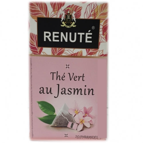 Thé Vert Au  Jasmin - 20 sachets pyramides - Renuté