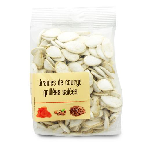 Graines De Courge Grillées Salées - Sachet de 120g