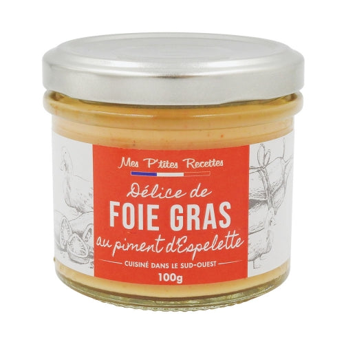 Délice de Foie Gras au Piment d'Espelette 100g