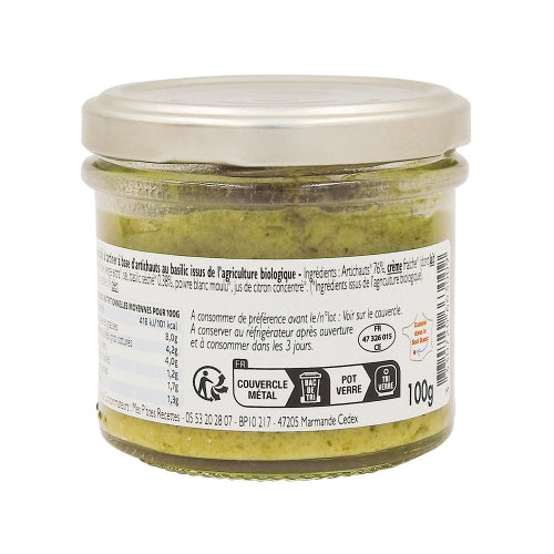 Tartinable BIO Artichaut Basilic - 100g
