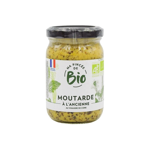 Moutarde de Dijon à l'Ancienne Bio 200g - Ma Pincée de Bio