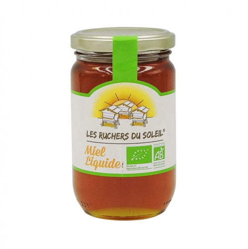 Miel Bio Liquide 375g - Les Ruchers du Soleil