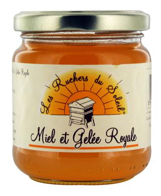 Miel et Gelée Royal 250g - Les Ruchers du Soleil