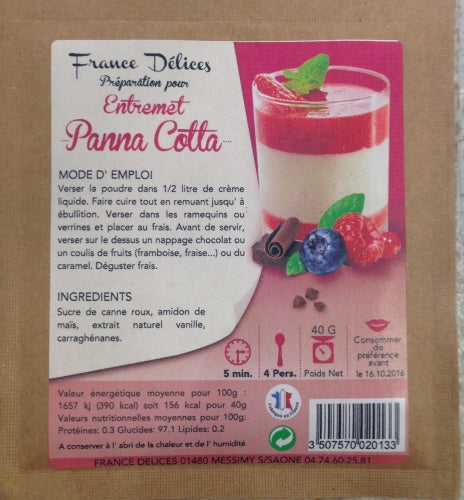 Panna cotta sachet 40g