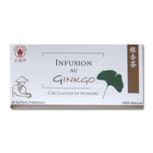 Infusion au Ginkgo Biloba - Circulation et Mémoire - Winhonco