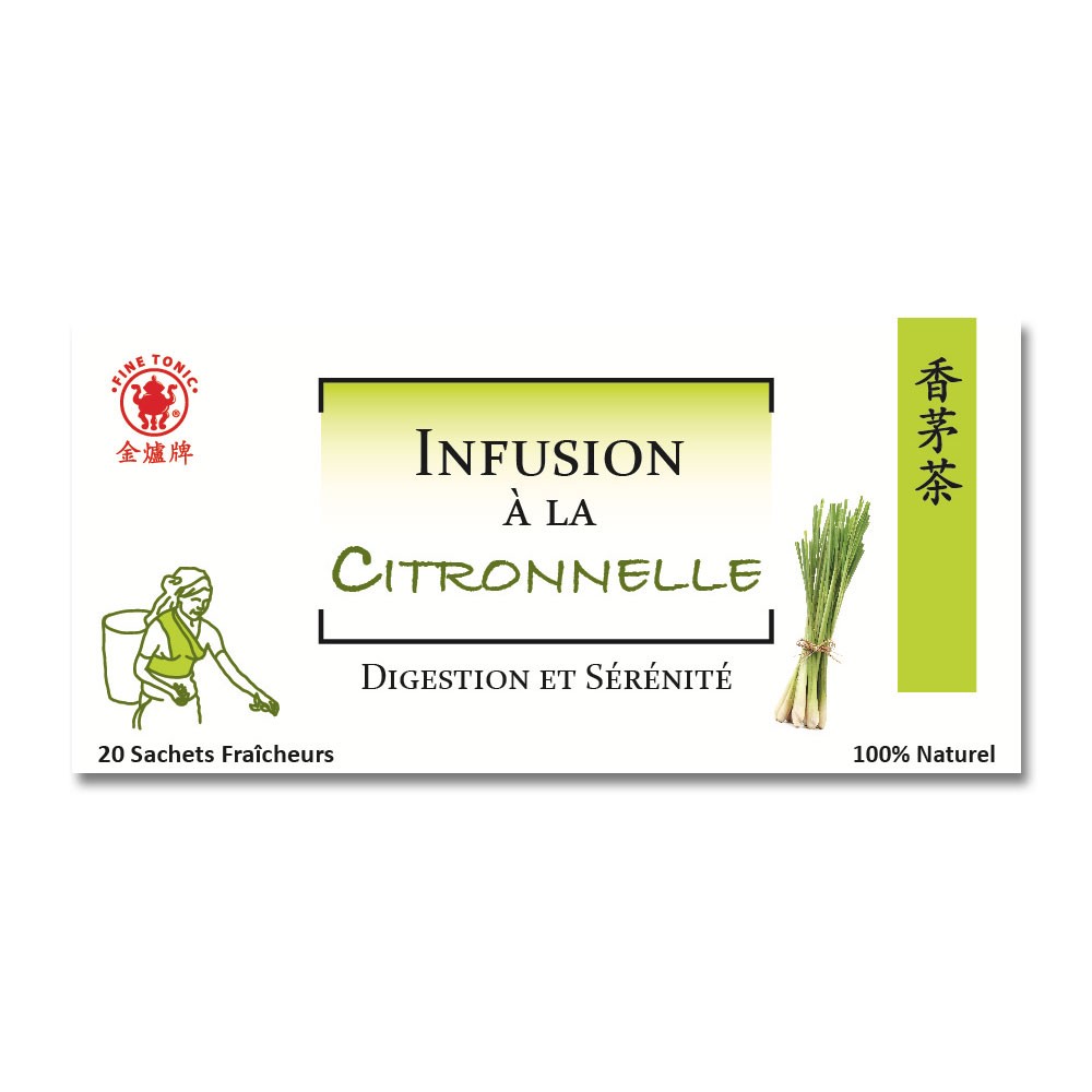 Infusion à la Citronnelle - Digestion et Sérénité - Winhonco