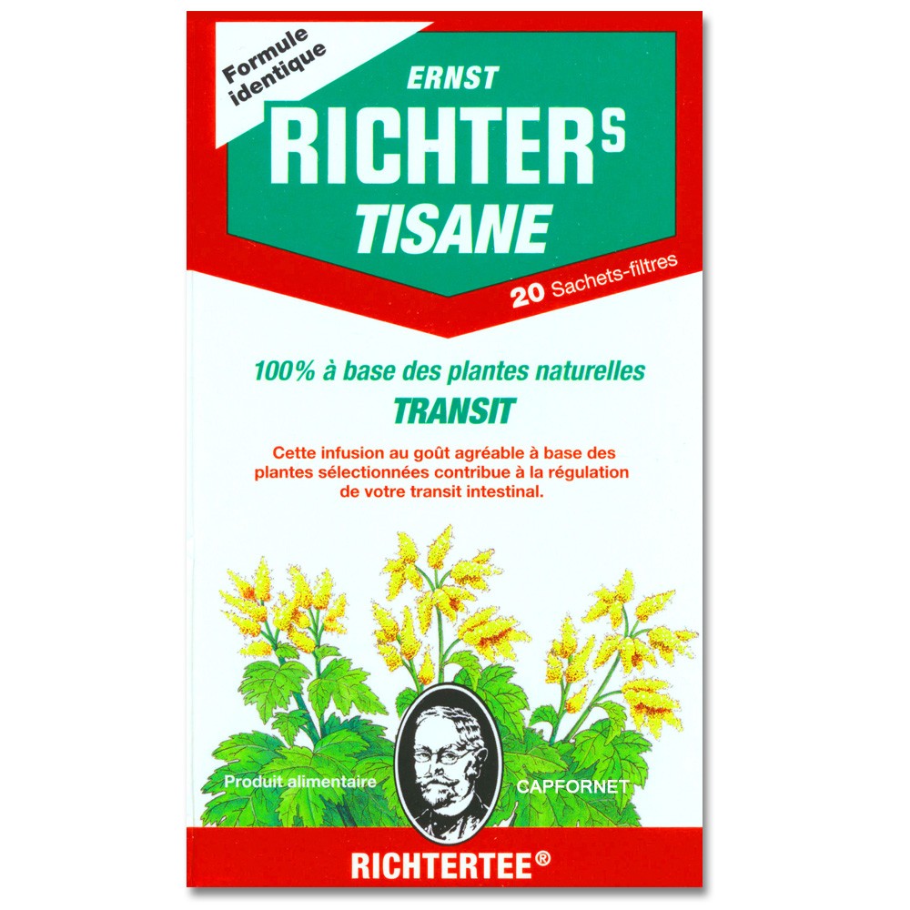 Tisane Richter's, Thé Richter Transit, Tisane Richter's pas chère