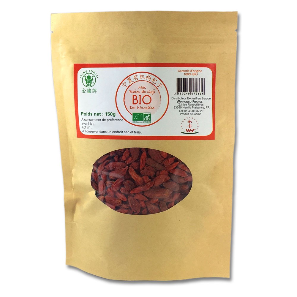 Baies de Goji BIO de NingXia 150 g