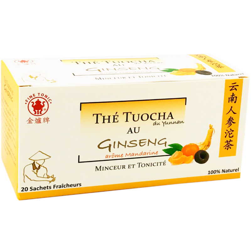 Thé Tuocha au Ginseng - Minceur et Tonicité de Fine Tonic