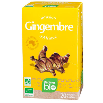 Infusion Bio d'Afrique au Gingembre - Racines