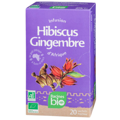 Infusion Bio d'Afrique Hibiscus Gingembre