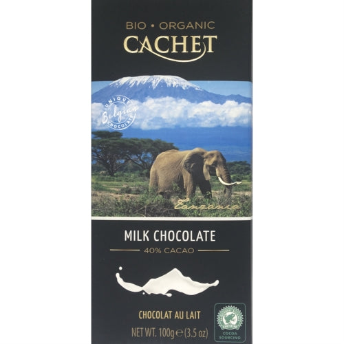Chocolat Noir BIO Tanzanie 40% de Cacao Tablette 100g - CACHET