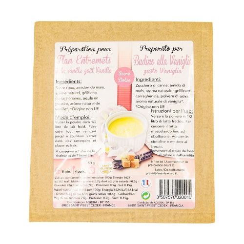 Flan Vanille Naturel sachet 50g