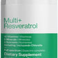 Multi+ Resveratrol - Immunotec - 13 Vitamines, 5 Minéraux, 3 Nutriments avec Revératrol et Chlorella :