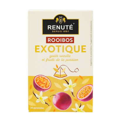 Infusion Rooibos Exotique 20 Sachets Pyramides  - Renuté