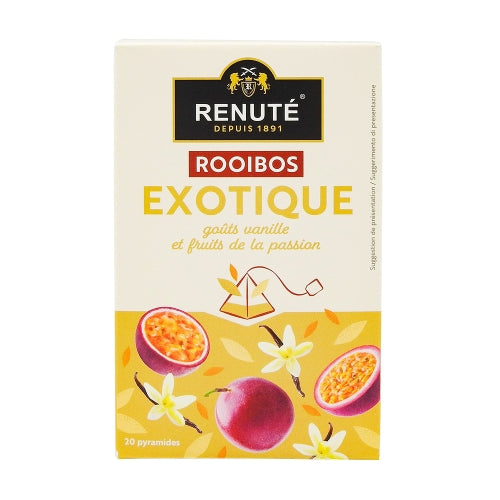 Infusion Rooibos Exotique 20 Sachets Pyramides  - Renuté