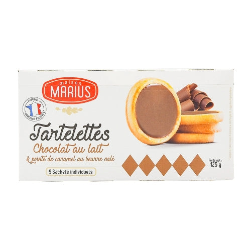 Tartelettes au Chocolat au Lait et Caramel 125g