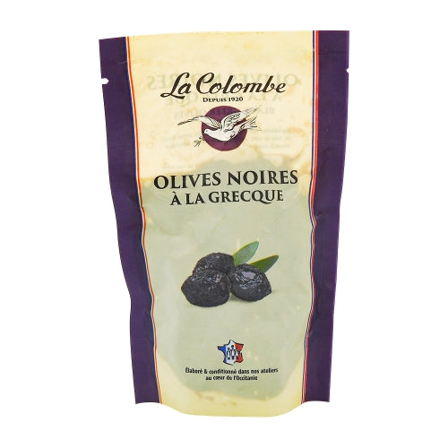 Olives Noires à la Grecque 125g - La Colombe