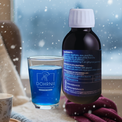 Phycocyanine Liquide Bleu 4000mg/L - France Cocorico - Dohrnii