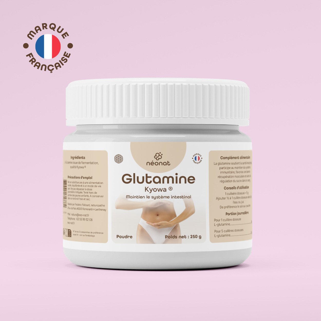 Glutamine Kyowa 250g  - Néo Nat
