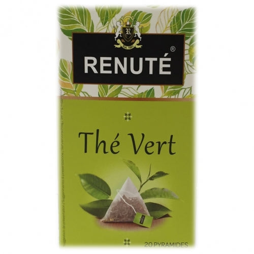 Thé Vert Nature - 20 sachets pyramides - Renuté