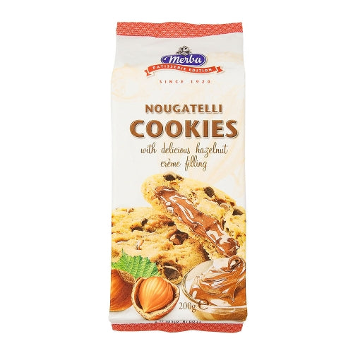 Cookies Pépite Chocolat Fourrage Noisette 200g