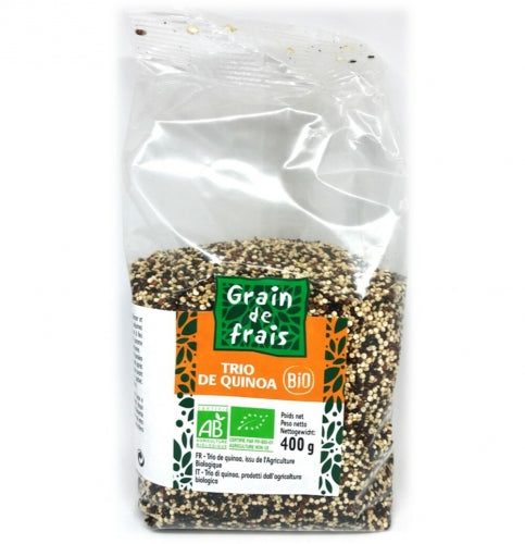 Trio de Quinoa Bio 400g - Grain de Frais