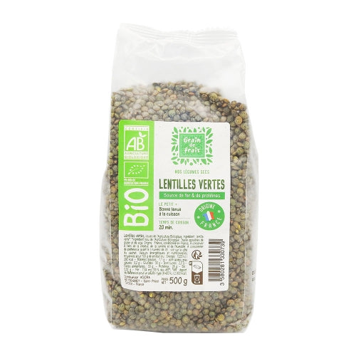 Lentilles vertes BIO 500g France