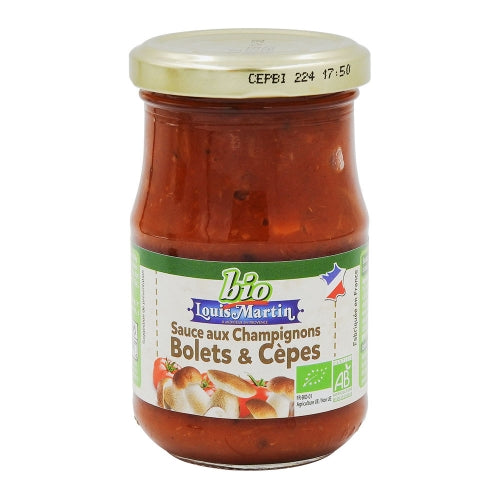Sauce Tomates Champignons Bio 190g France L.Martin
