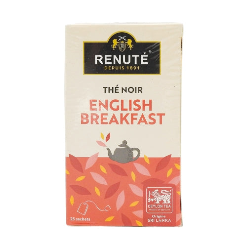 Thé Noir English Breakfast 25 sachets - Renuté