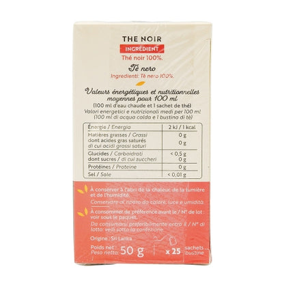 Thé Noir English Breakfast 25 sachets - Renuté