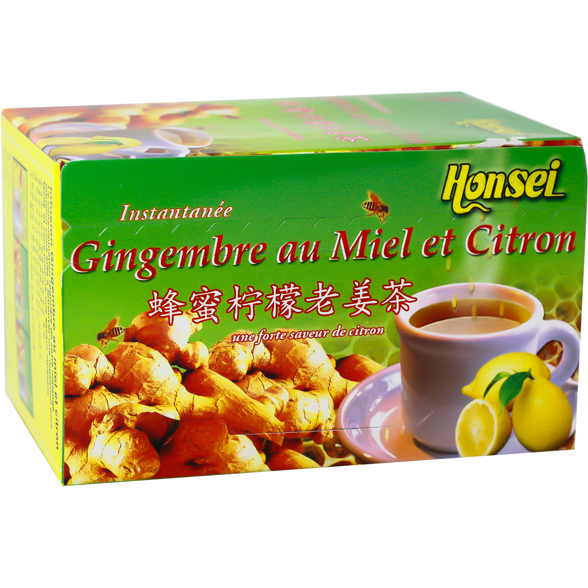 Honsei infusion au gingembre, miel et citron