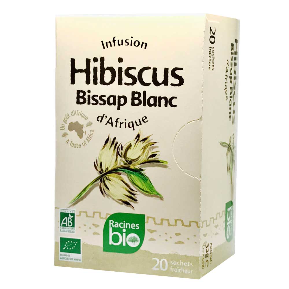 Infusion Bio Hibiscus Bissap Blanc