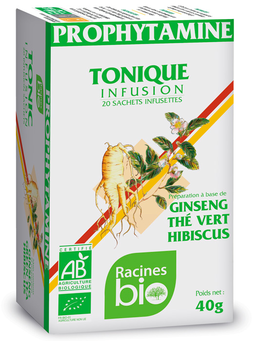 Infusion Bio Tonique  à base de Ginseng