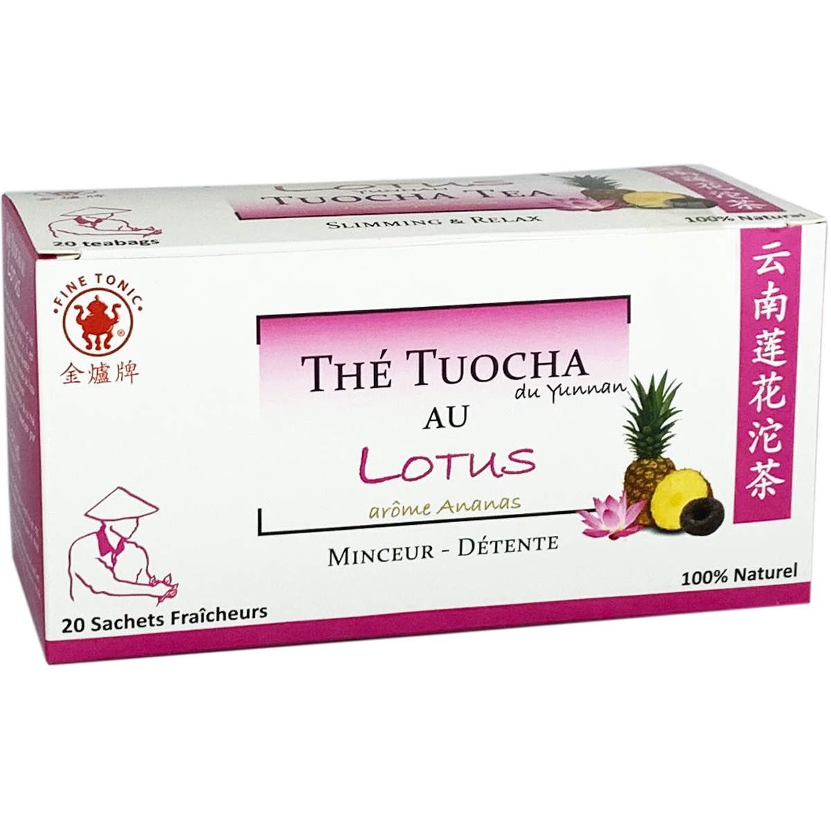 Thé Tuocha au Lotus - Minceur et Relaxant de Fine Tonic