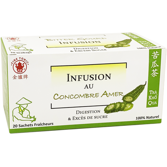 Infusion au Concombre Amer - thé au Concombre Amer